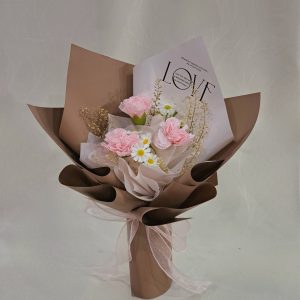 Rustic Love Bloom Carnation Minimalist