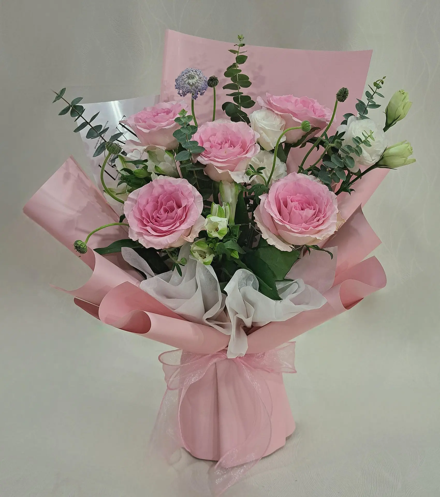 D'Soft Pink Grace 5 Roses Bouquet