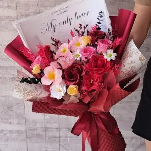 My Only Lover Soap Flower Bouquet